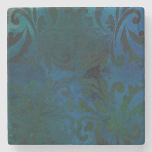 blauw stenen onderzetter