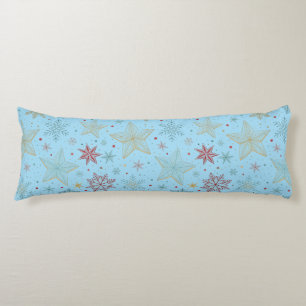 "Blauw Ster Patroon Body Kussen