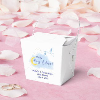 Blauw Sterrenhemel Baby Jongen Bliss Ooievaar Spec Bedankdoosjes