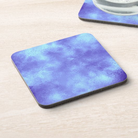 Blauw Storm Cloud Effect Plastic Onderzetter (Linkerzijde)