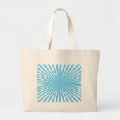 blauw stoutmoedig ontwerp grote tote bag (Voorkant)