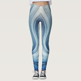 Blauw stralend blauw leggings