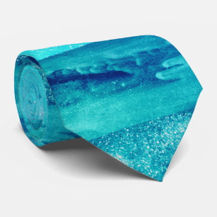 Blauw strand golven nautisch zee oceaan zee stropdas
