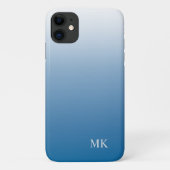 Blauw strand kleurverloop Case-Mate iPhone case (Achterkant)
