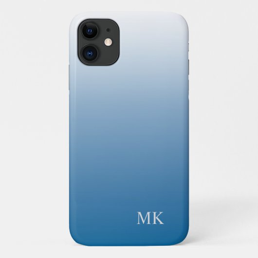 Blauw strand kleurverloop Case-Mate iPhone case (Achterkant)