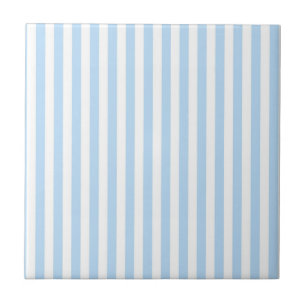 Blauw Strepenpatroon Minimaal Moderne Zomer Tegeltje