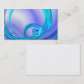 blauw stromend plasma visitekaartje (Voorkant / Achterkant)