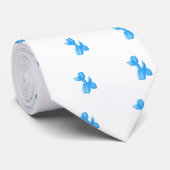 Blauw Stropdas (Opgerold)