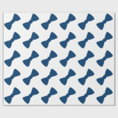 Blauw Stropdas met vulling papier (Vlak)