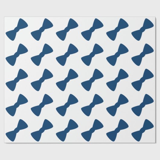 Blauw Stropdas met vulling papier (Vlak)