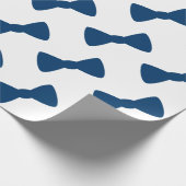 Blauw Stropdas met vulling papier (Hoek)