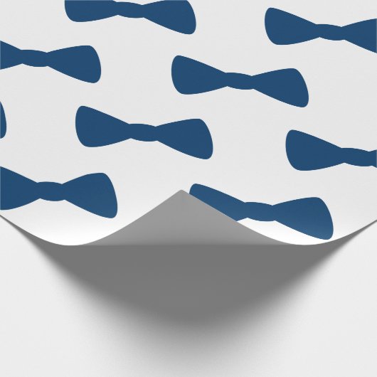 Blauw Stropdas met vulling papier (Hoek)