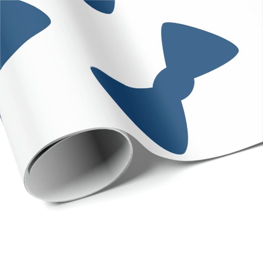 Blauw Stropdas met vulling papier (Rol Hoek)