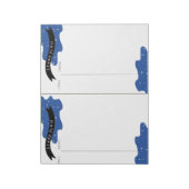 Blauw studieplan notitieblok (Gedraaid)