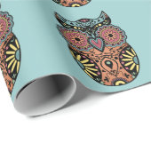 Blauw suikerriet kieuwpapier cadeaupapier (Rol Hoek)