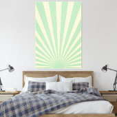 blauw sunburst posters canvas afdruk (Insitu (Slaapkamer))