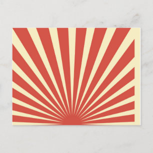 blauw sunburst posters feestdagenkaart