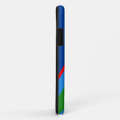 Blauw Surfboard Design iPhone Surf Thema Case-Mate iPhone Case (Achterkant/rechts)