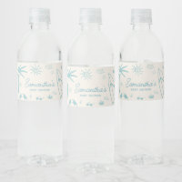 Blauw Surfwinkel Baby aan Boord Baby Shower