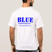 Blauw T-shirt (Achterkant)