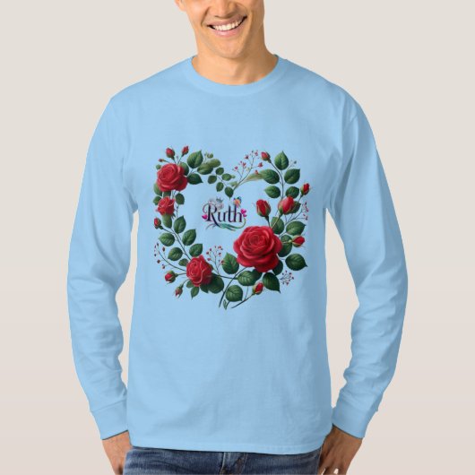 blauw T-shirt (Voorkant)