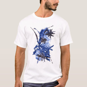 BLAUW t-shirt VOOR VERZAMELING