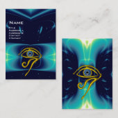 BLAUW TALISMAN, paars violet wit roze Visitekaartje (Voorkant / Achterkant)