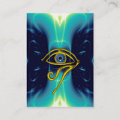 BLAUW TALISMAN, paars violet wit roze Visitekaartje (Achterkant)