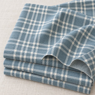 Blauw tartan ruit Schots clanpatroon Stof