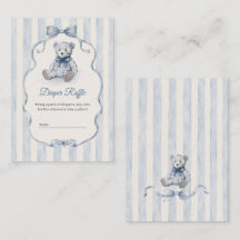 Blauw Tedere Beer Jongens Baby Shower