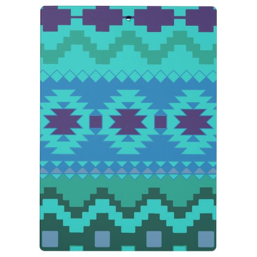 Blauw Textielontwerp Achtergrond Trendy illustrati Klembord (Achterkant)