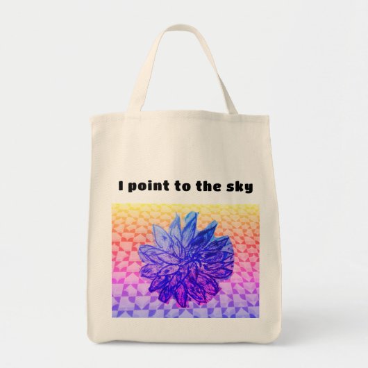 Blauw Tote Bag (Voorkant)