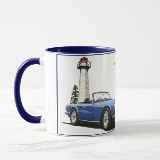 Blauw TR6 Mok (Links)