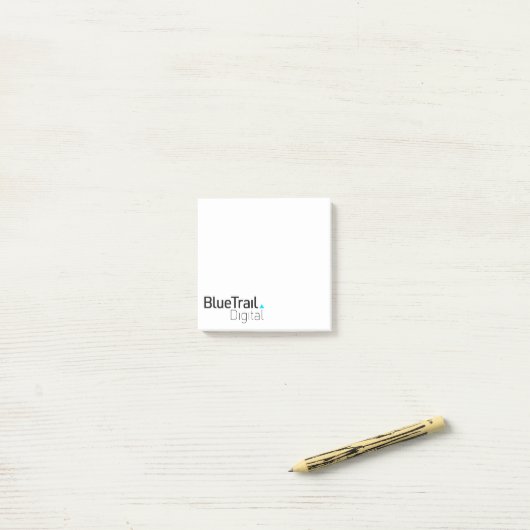 Blauw Trail Digital plaknotities Post-it® Notes (Op bureau)