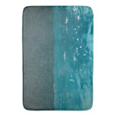 Blauw Tranquility Pool Bliss 1 Badmat (Voorkant Verticaal)