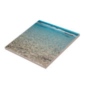 Blauw tropisch Zee Tegeltje (Zijkant)