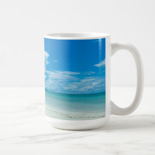 Blauw tropisch zeegezicht, Palau Koffiemok