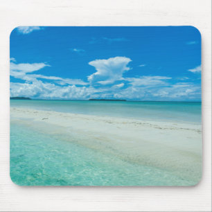 Blauw tropisch zeegezicht, Palau Muismat