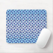 Blauw Turks Iznik Tile Pattern Muismat (Met muis)