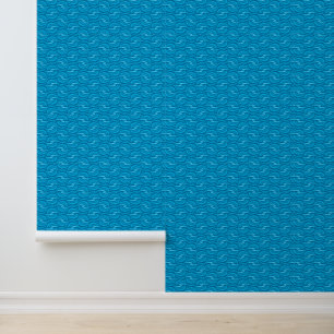 Blauw Twist behang