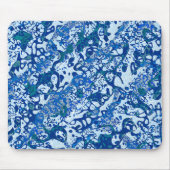 Blauw uitgeruste grafische onthouding muismat (Voorkant)