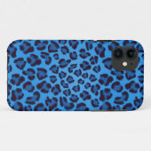 blauw uitlijnpatroon Case-Mate iPhone case (Achterkant (horizontaal))
