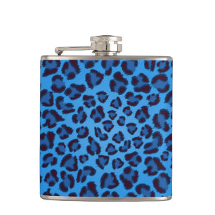 blauw uitlijnpatroon heupfles
