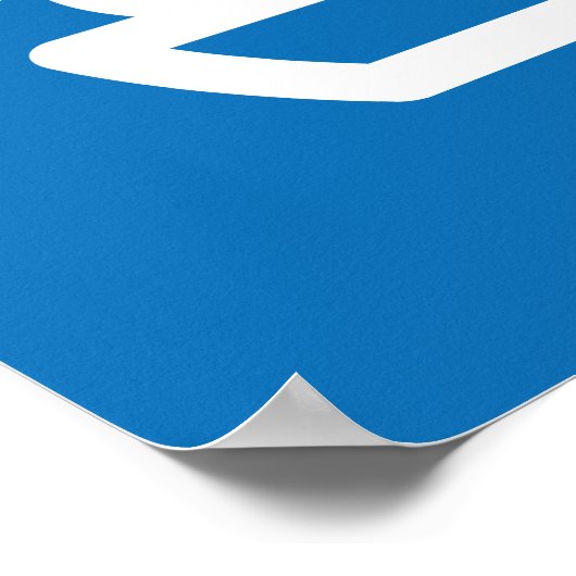 blauw van hamburger en limonade - smaakexplosie poster (Hoek)