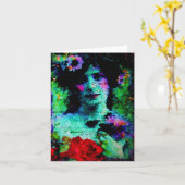 Blauw van Izabella Kaart (Gele Bloem)