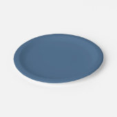 Blauw van vast staal papieren bordje (Gekanteld)