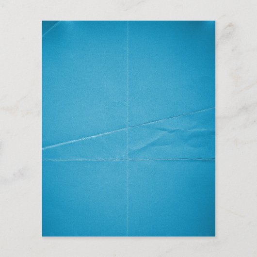 BLAUW VASTGESTELDE PAPIERACHTERGROND WALLPAPIER AA FLYER (Achterkant)
