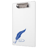 blauw veerklembord klembord (Links)