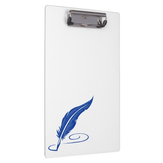 blauw veerklembord klembord (Rechts)