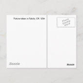 Blauw ventilator Briefkaart (Achterkant)